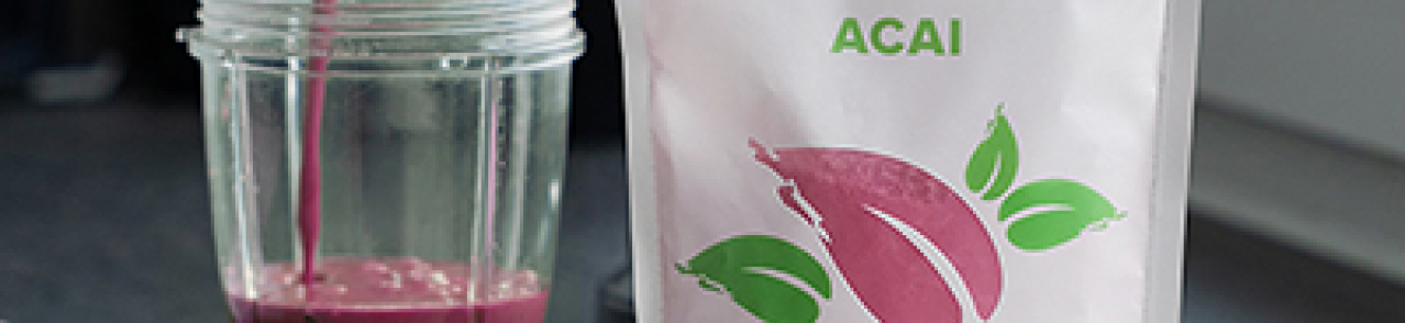 REZEPTE MIT ACAI-BEERENPULVER