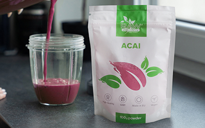 REZEPTE MIT ACAI-BEERENPULVER