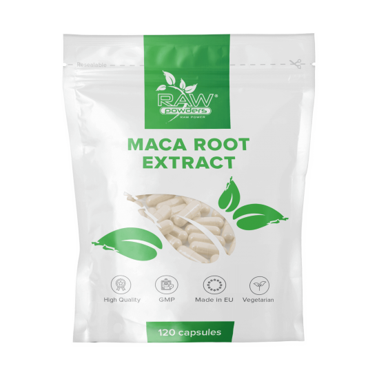 Maca Root extrakt 10:1 500mg 120 Kapseln