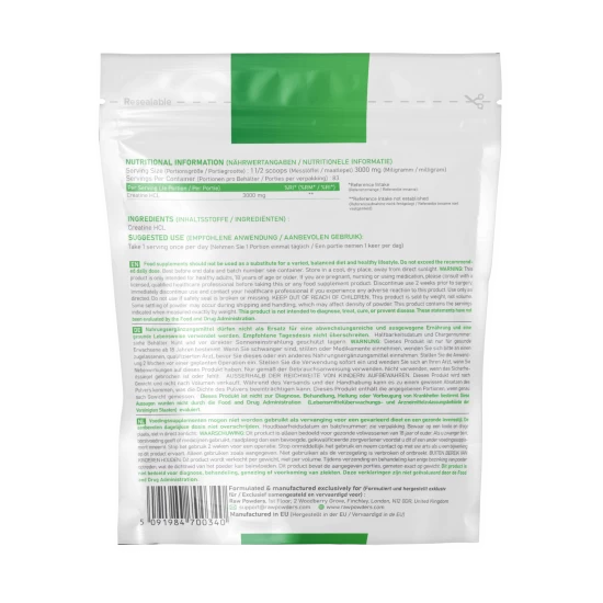 Kreatin-HCL-Pulver 100 Gramm Kreatin-HCL-Pulver 100 Gramm