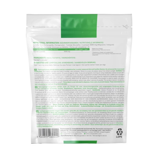 Goji-Beeren Pulver 125 Gramm Goji-Beeren Pulver 125 Gramm