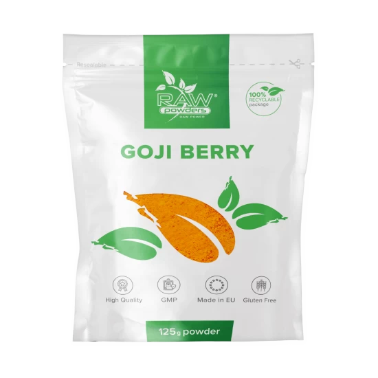 Goji-Beeren Pulver 125 Gramm Goji-Beeren Pulver 125 Gramm