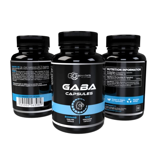 Go Powders Gaba 500 mg. 100 KAPSELN Go Powders Gaba 500 mg. 100 KAPSELN